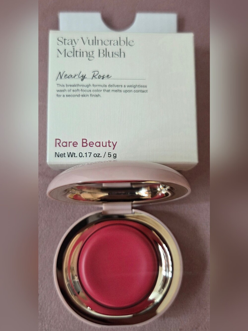 Rare Beauty Melting Blush in Nearly Rose - Soft Rose Pink
